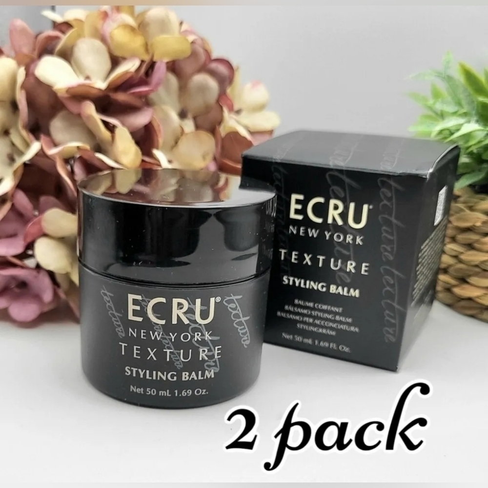 ECRU NEW York Texture Styling Balm, 2 pack 1.69oz NIB $60 Value